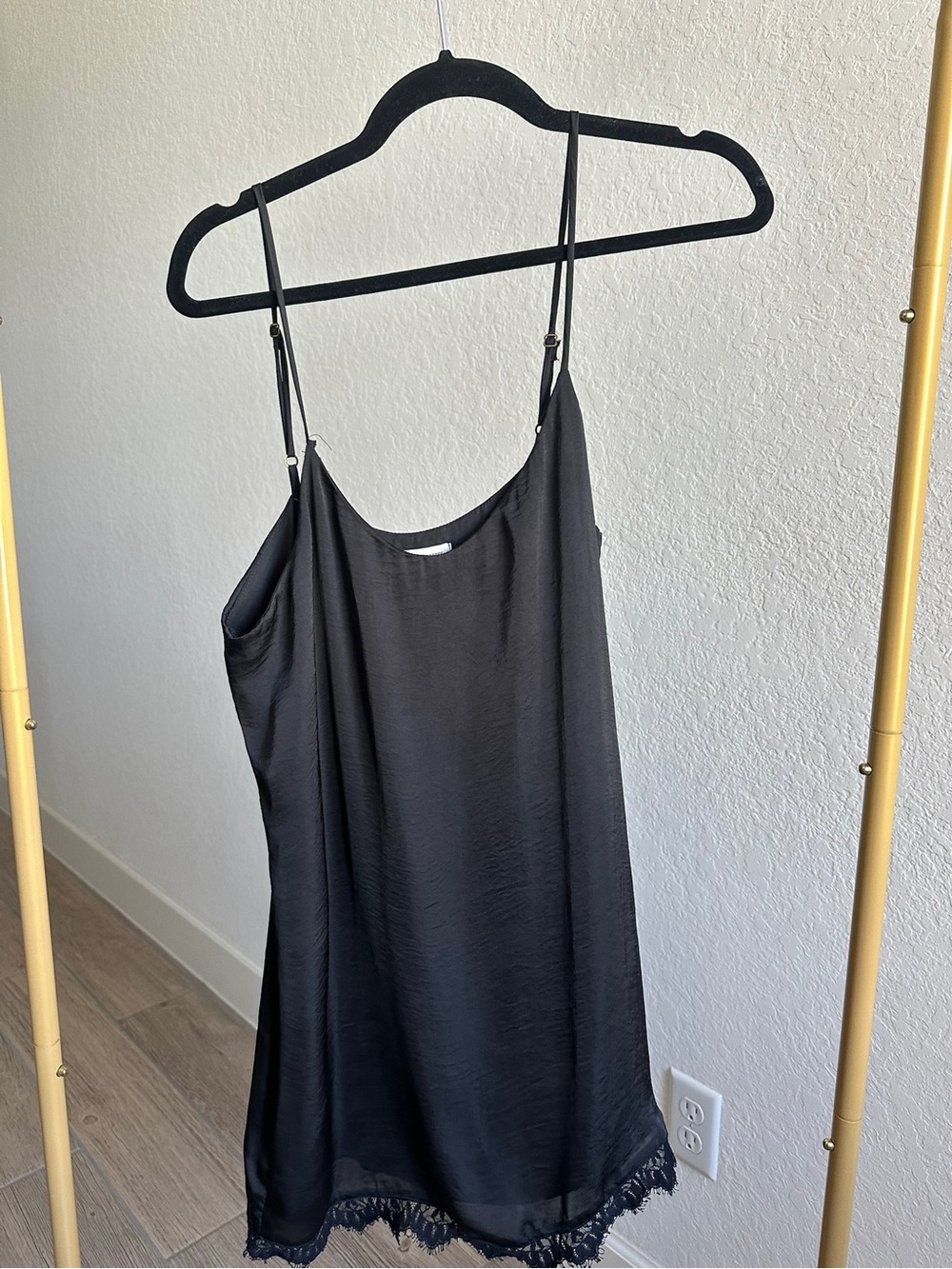 Show Me Your MUMU black slip dress - M